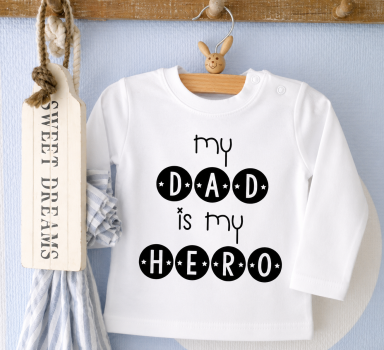 Shirtje, tekst, dad, hero, vaderdag